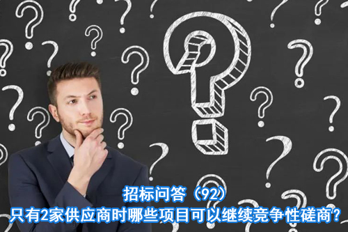 招标问答(86)|如何处理单一来源采购公示的异议?